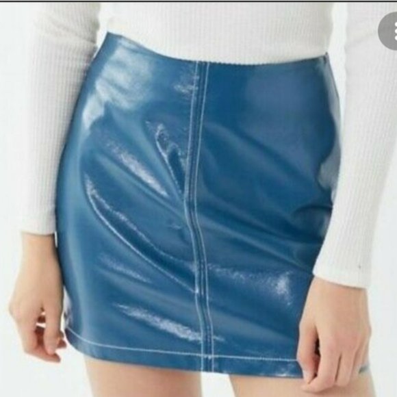 Urban Outfitters Dresses & Skirts - Urban Outfitters Vinyl Mini Skirt